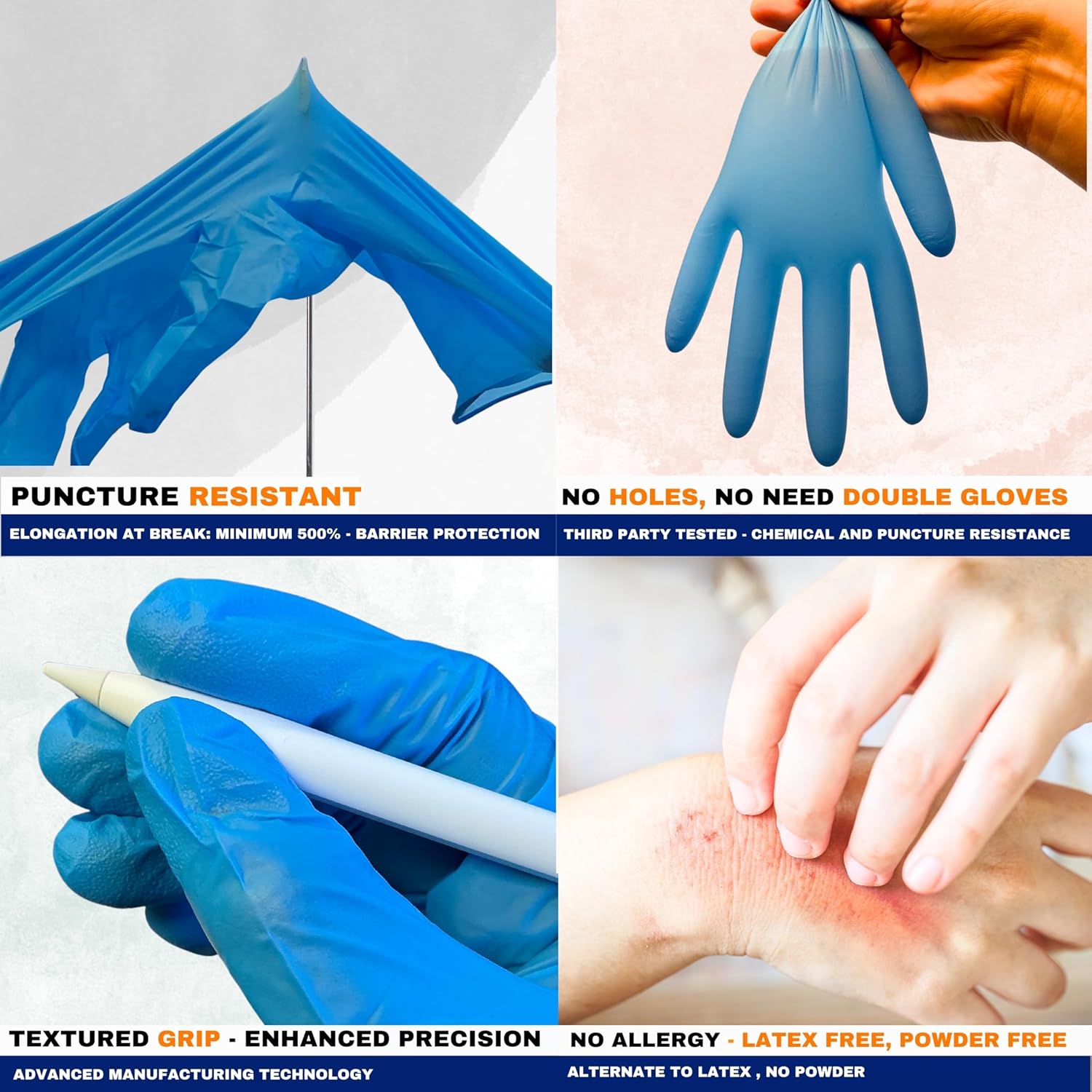 CORE Gloves 95-12 In Cuff Nitrile Gloves