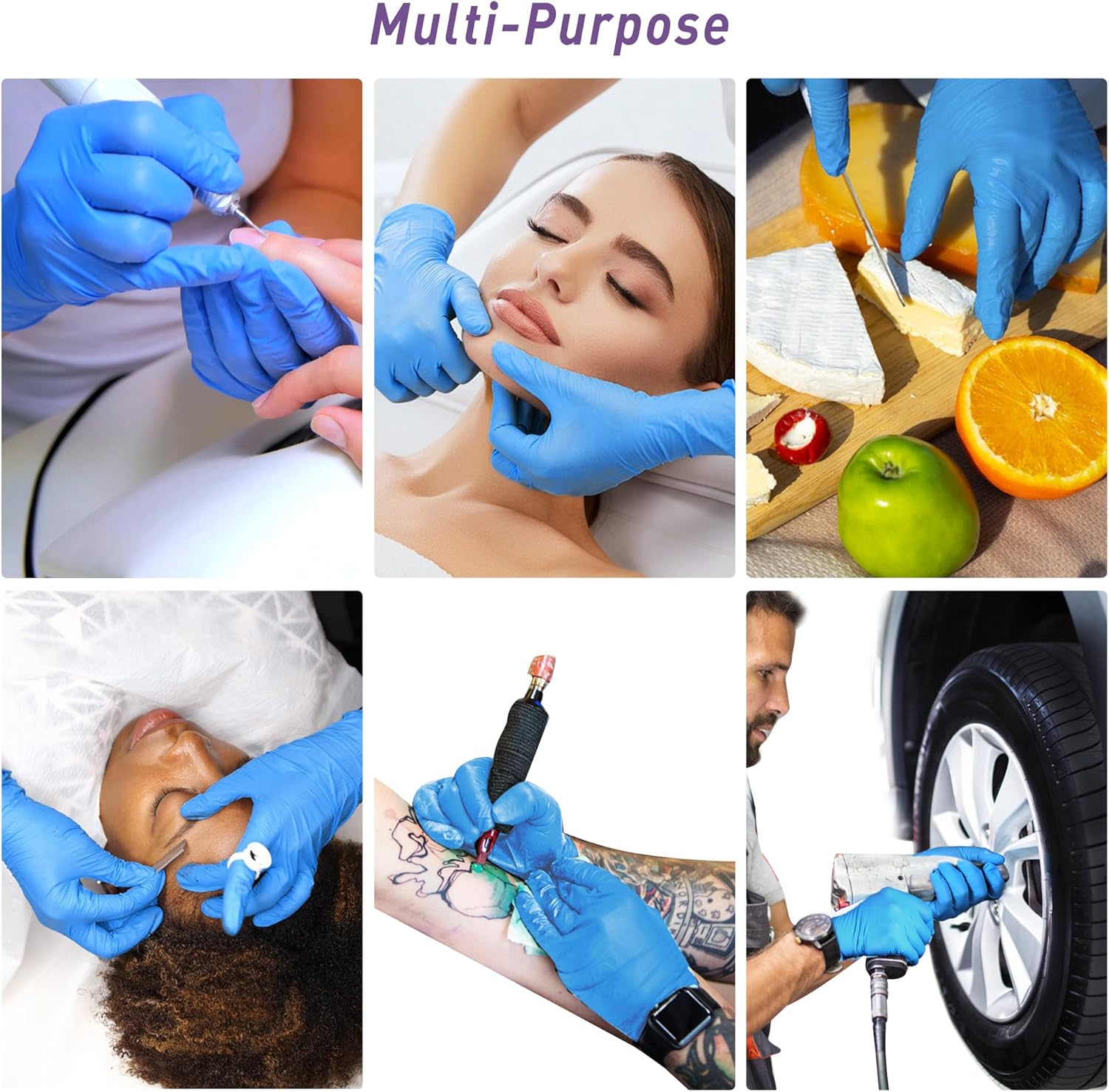 Omelaw Nitrile Gloves SMLXL 1000pcs Latex Free