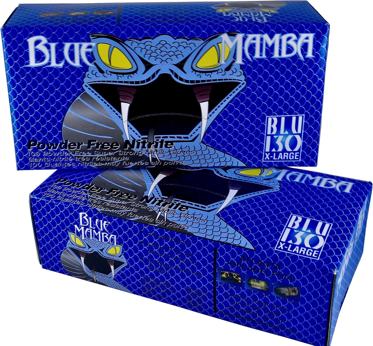 Blue Mamba Super Strong Nitrile 100 Gloves Box
