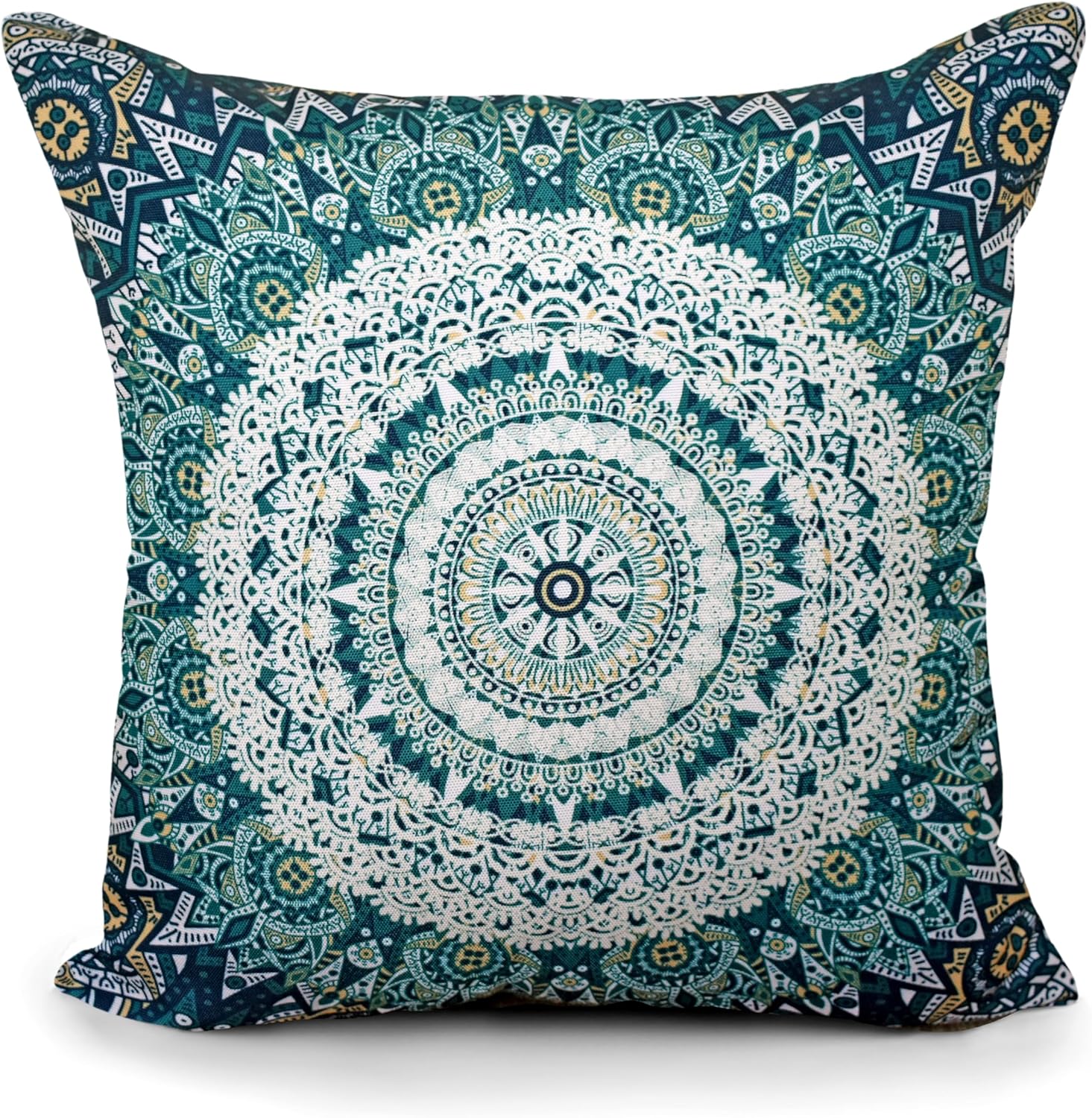 Waterproof Throw Pillows for Indoor and Outdoor Use - Green 18x18