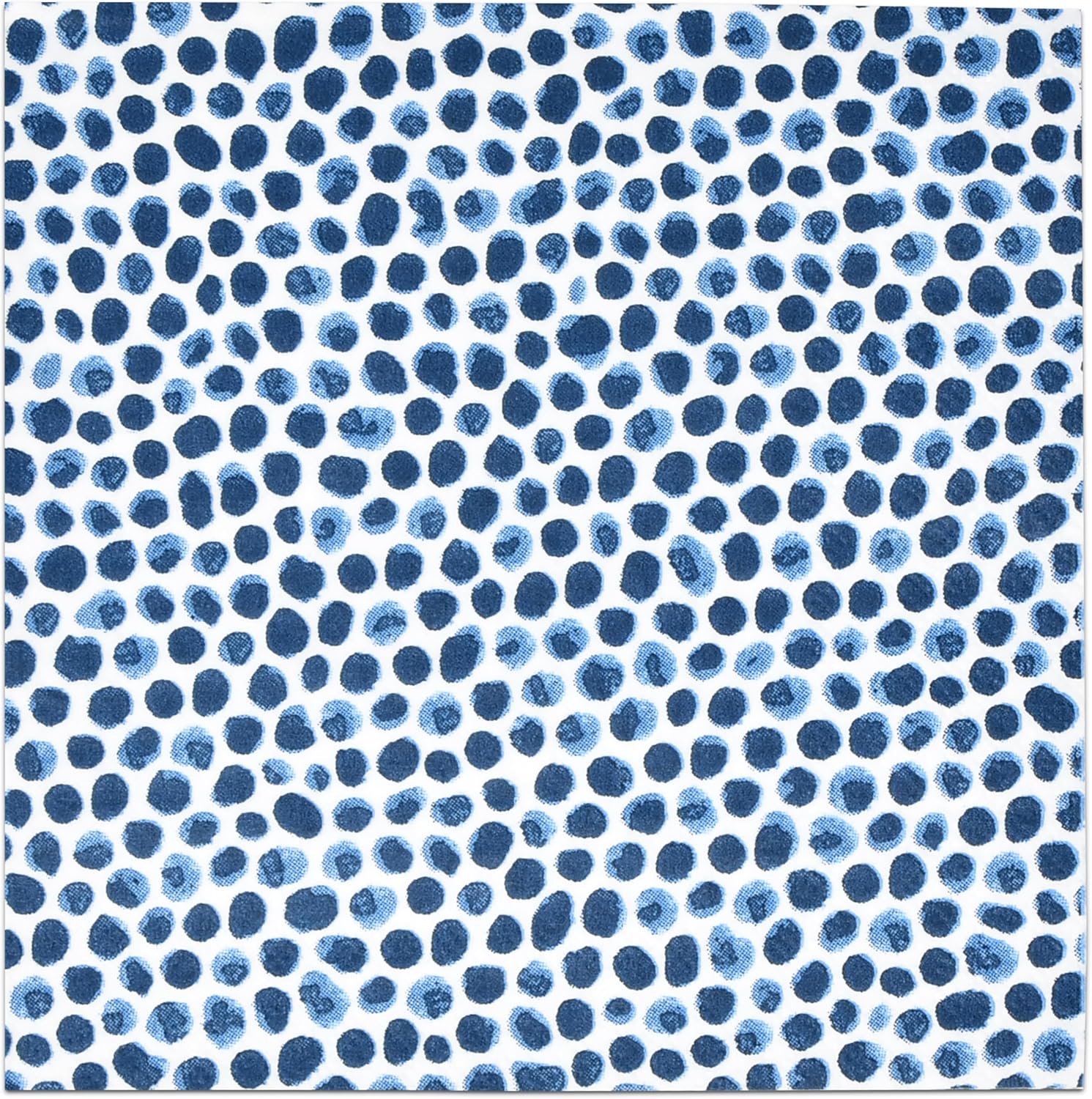 Gift Boutique 100 Pc Blue Dot Disposable Napkins for Parties