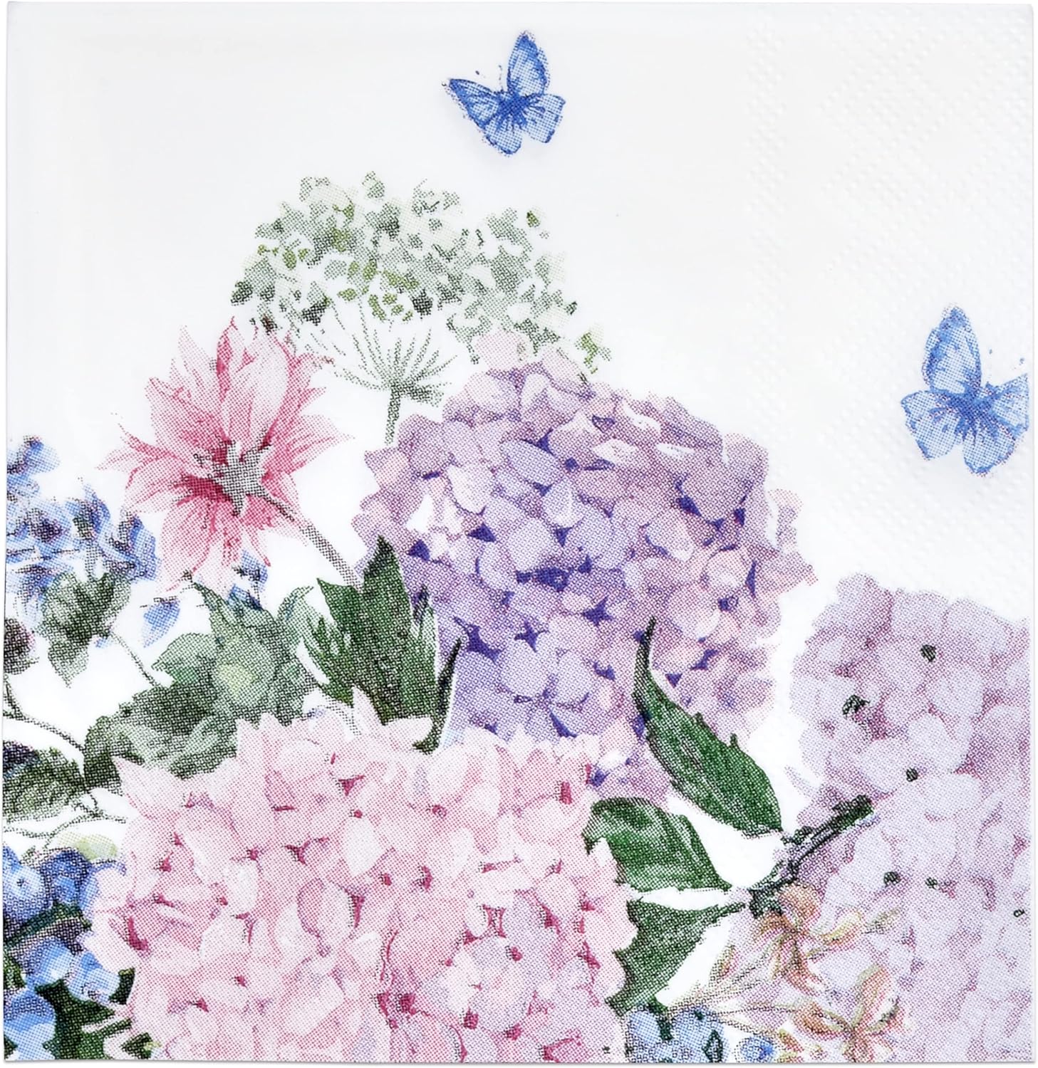 Gift Boutique 150 Hydrangea Flower Napkins