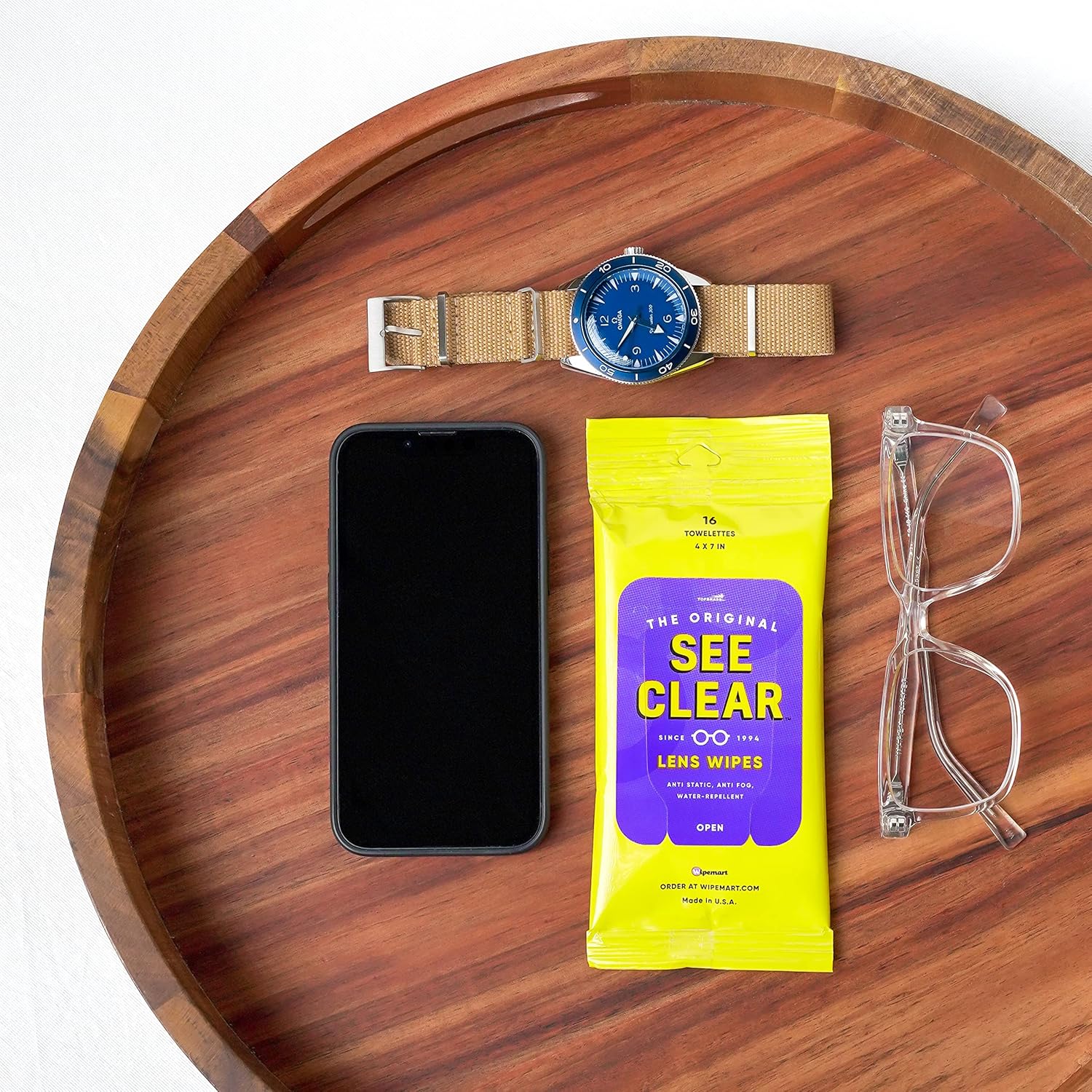 See Clear Original Lens Cleaning Wipes 192 Count Resealable Packs