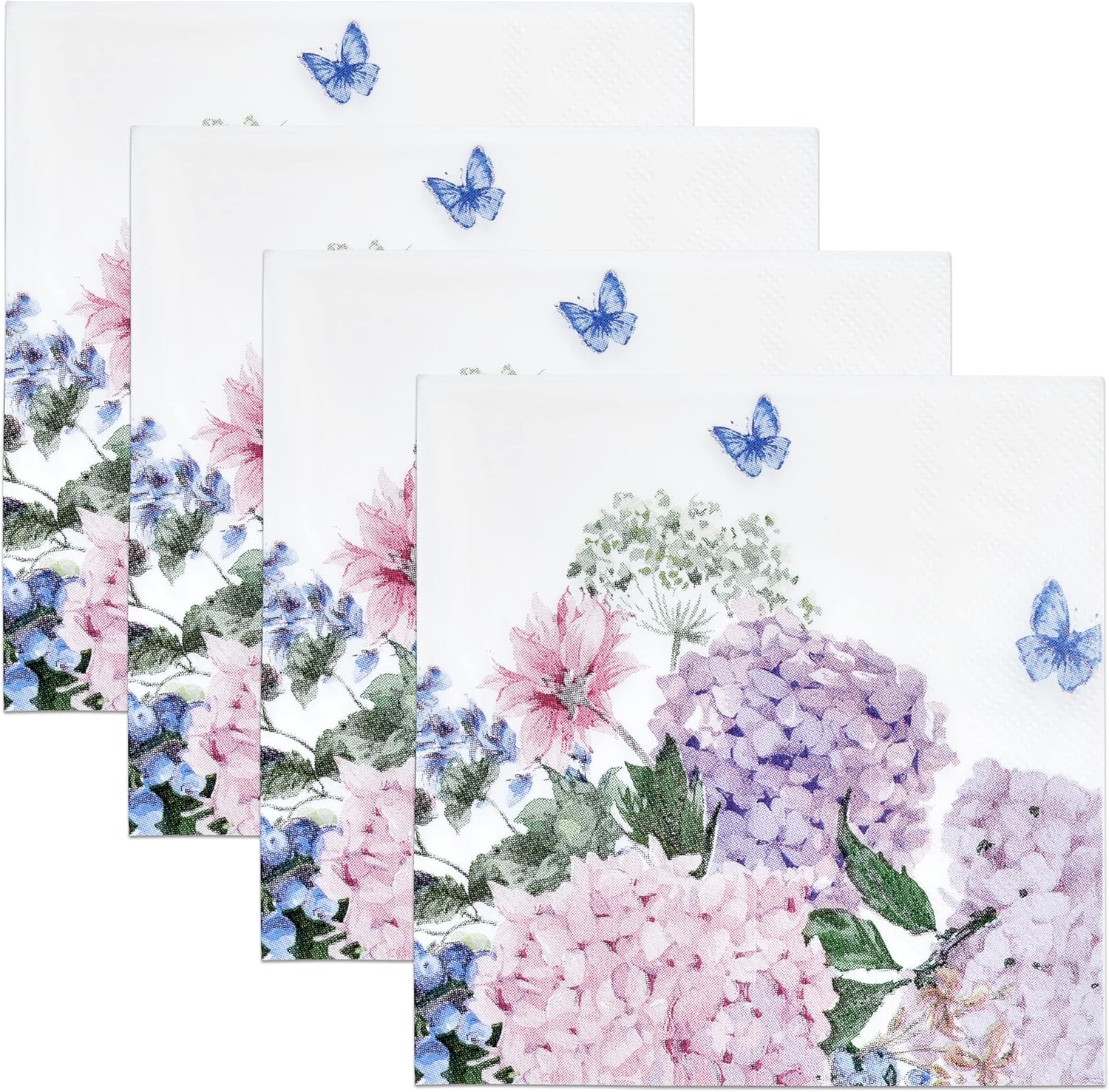 Gift Boutique 150 Hydrangea Flower Napkins