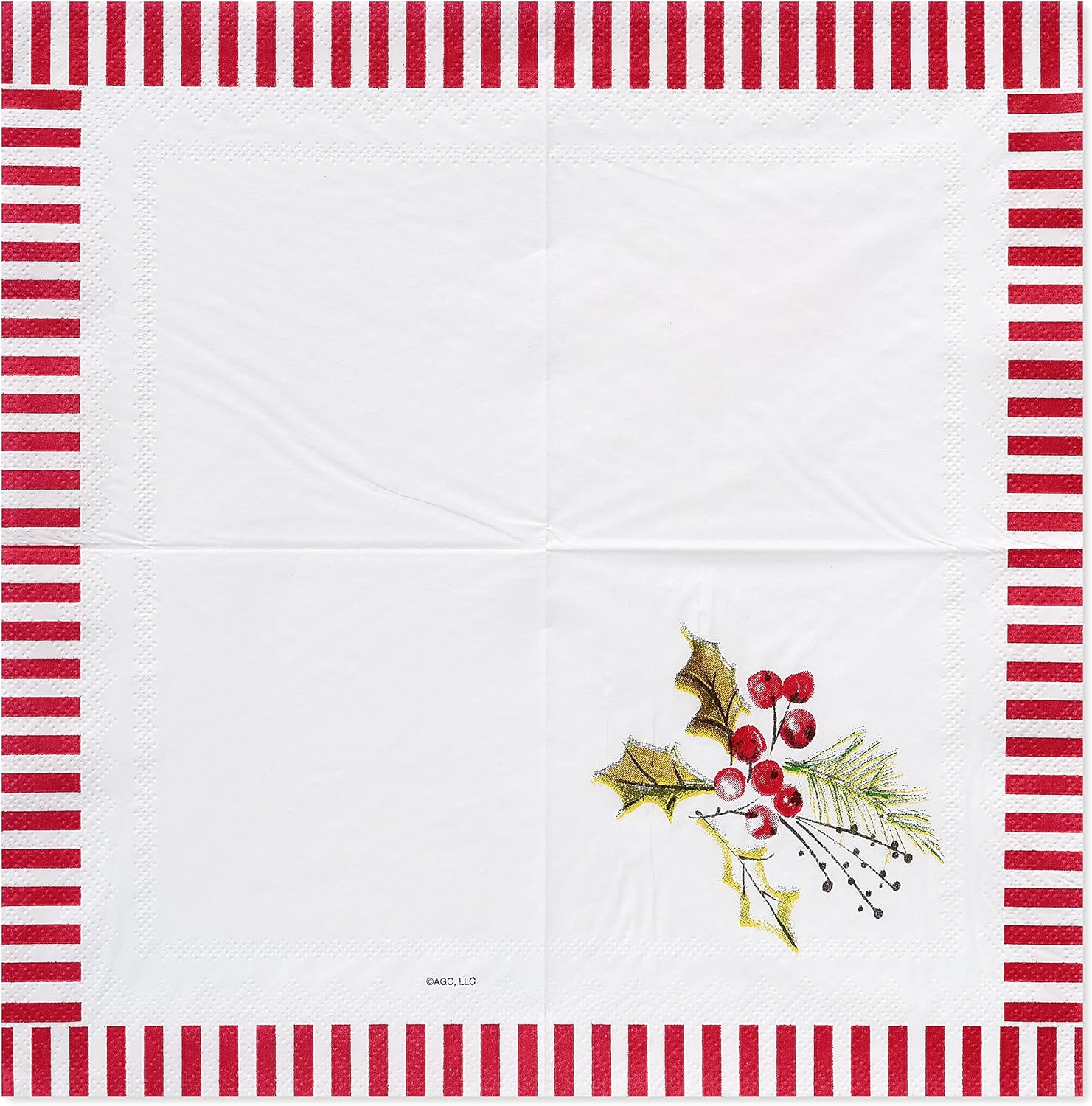 American Greetings 50 Count 5 Inch Beverage Napkins Christmas Party Supplies