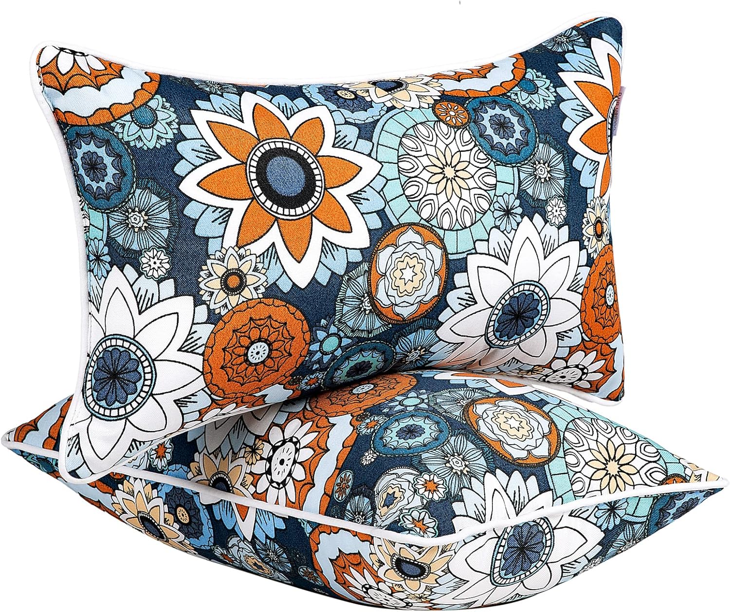 JMGBird 12x20 Inch Outdoor Lumbar Pillows Pack of 2